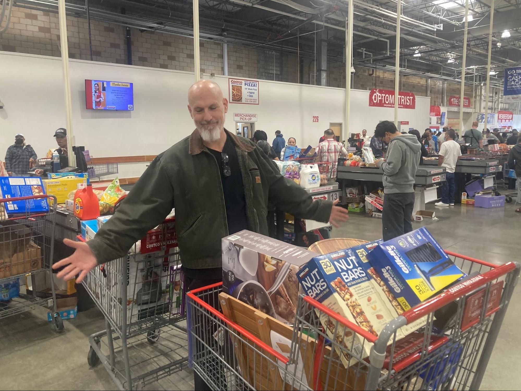 Oliver Bane at Costco in Marina Del Rey