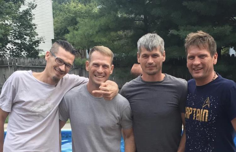 The Detamore Boys. Karl, Paul, Shawn and Jason (the author)